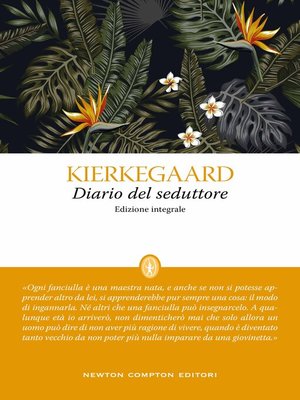 cover image of Diario del seduttore